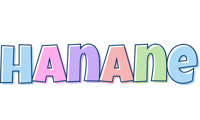 Hanane pastel logo