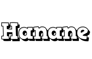 Hanane snowing logo