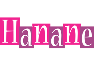Hanane whine logo