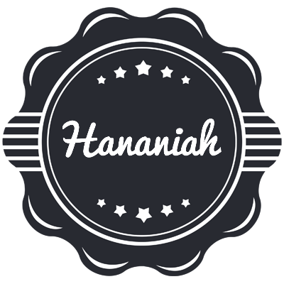 Hananiah badge logo