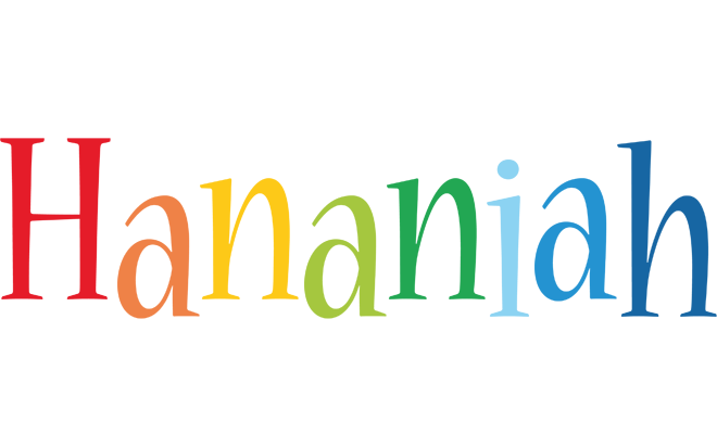 Hananiah birthday logo