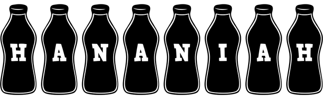 Hananiah bottle logo