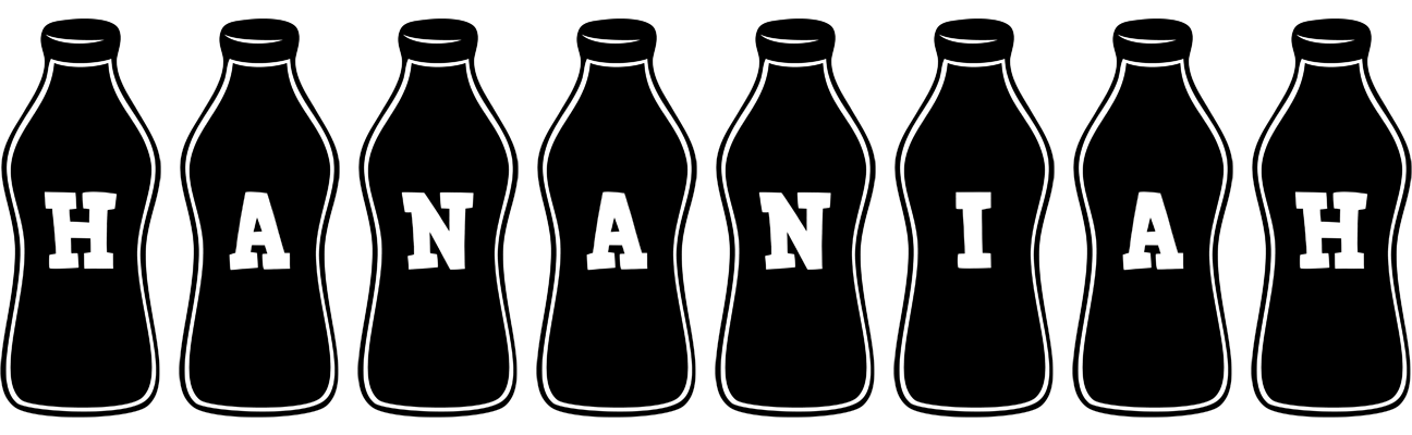 Hananiah bottle logo