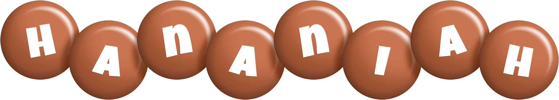 Hananiah candy-brown logo