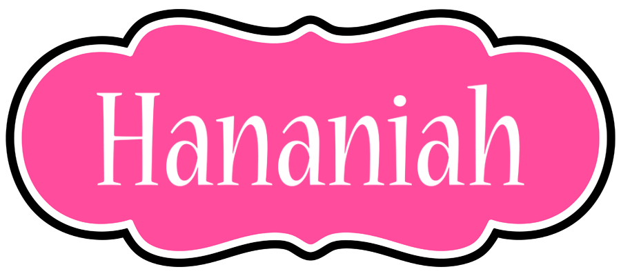 Hananiah invitation logo