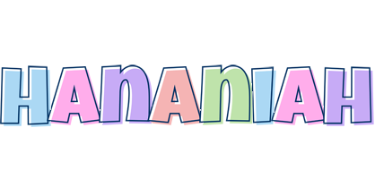 Hananiah pastel logo