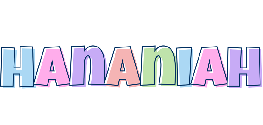 Hananiah pastel logo