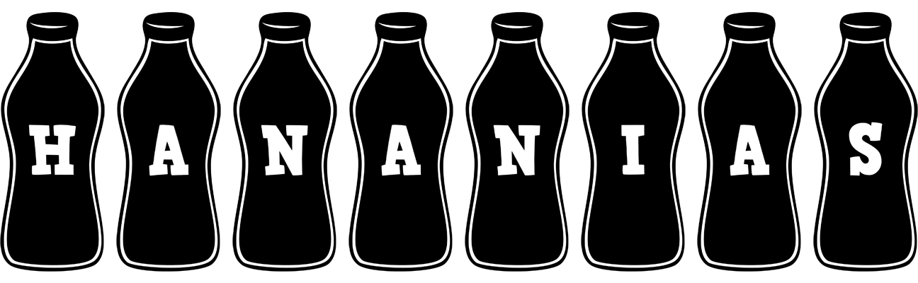 Hananias bottle logo