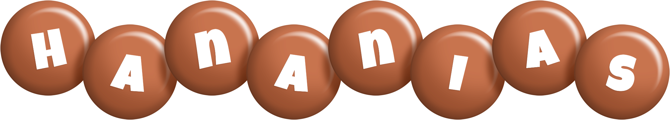 Hananias candy-brown logo