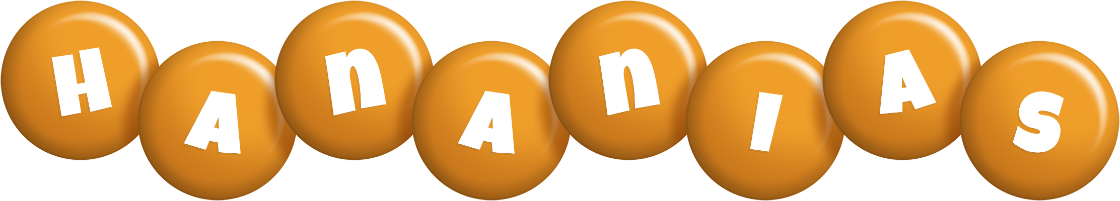 Hananias candy-orange logo