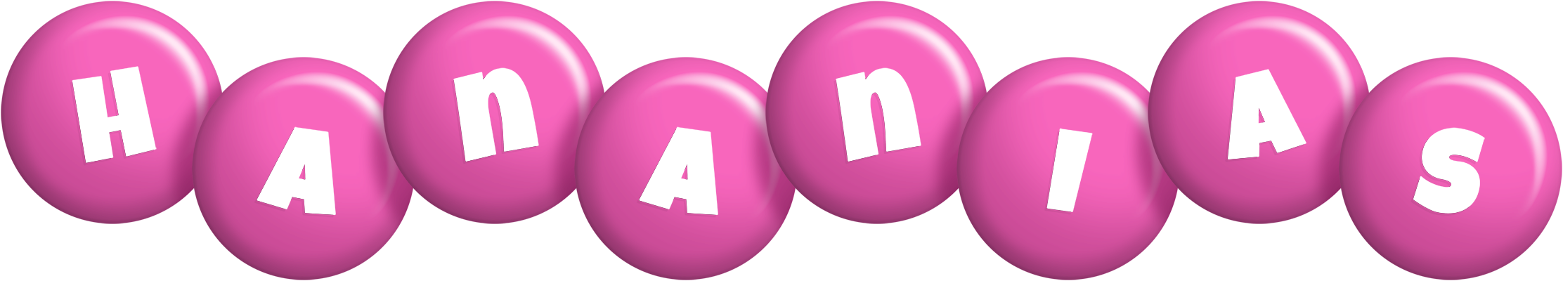 Hananias candy-pink logo
