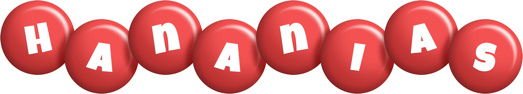 Hananias candy-red logo