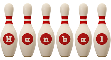 Hanbal bowling-pin logo