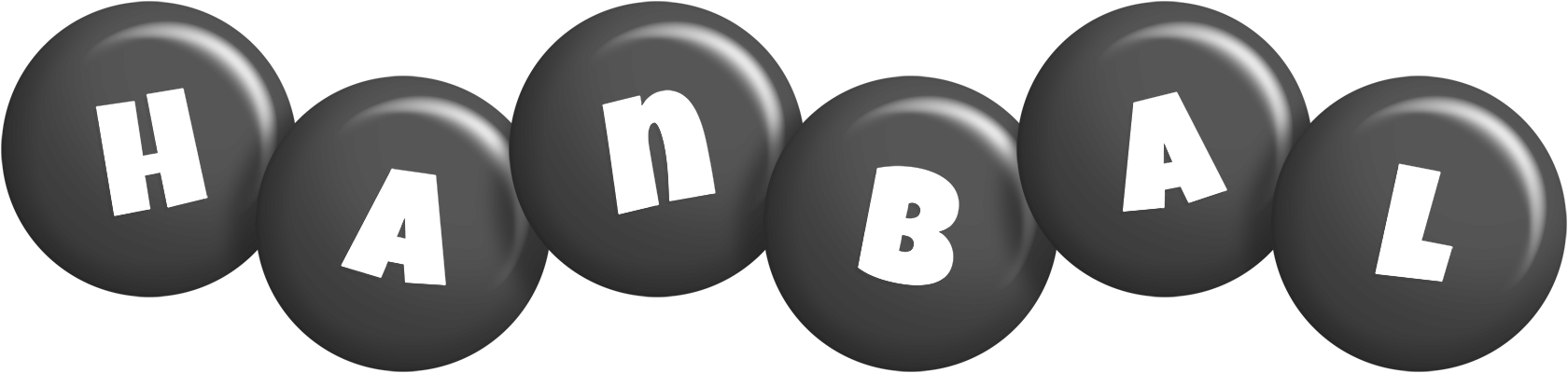 Hanbal candy-black logo