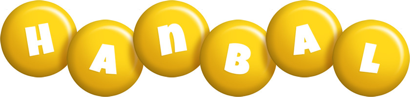 Hanbal candy-yellow logo