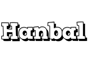 Hanbal snowing logo