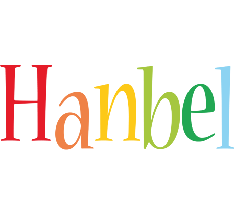 Hanbel birthday logo