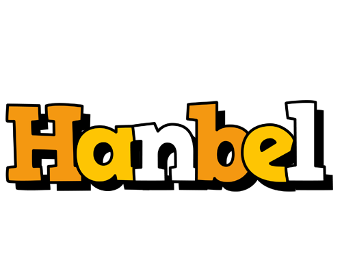 Hanbel cartoon logo
