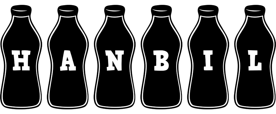 Hanbil bottle logo