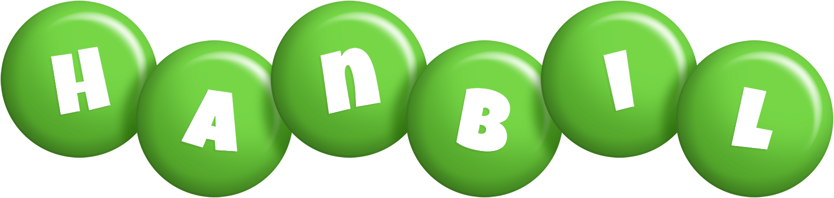 Hanbil candy-green logo