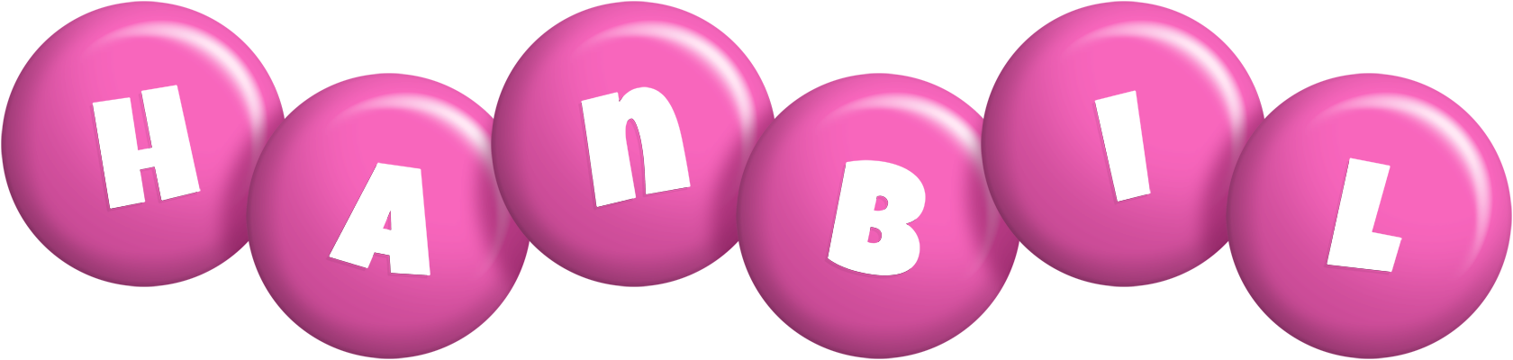 Hanbil candy-pink logo