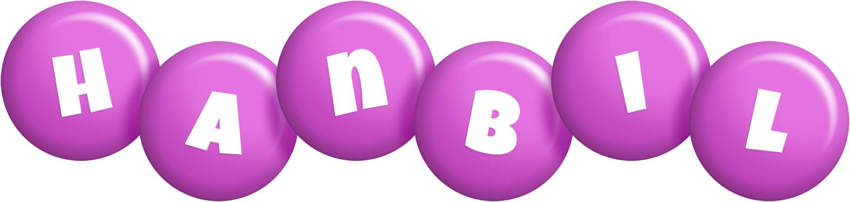 Hanbil candy-purple logo