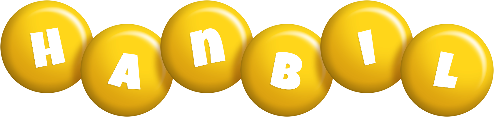 Hanbil candy-yellow logo