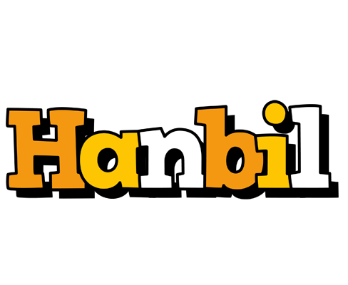 Hanbil cartoon logo