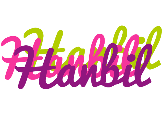 Hanbil flowers logo