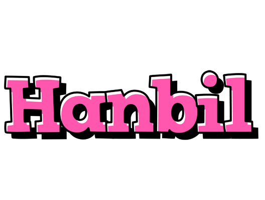 Hanbil girlish logo