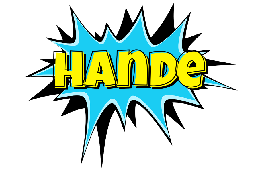 Hande amazing logo