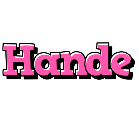 Hande girlish logo