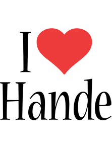 Hande i-love logo