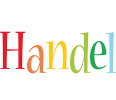 Handel birthday logo