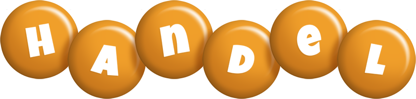 Handel candy-orange logo