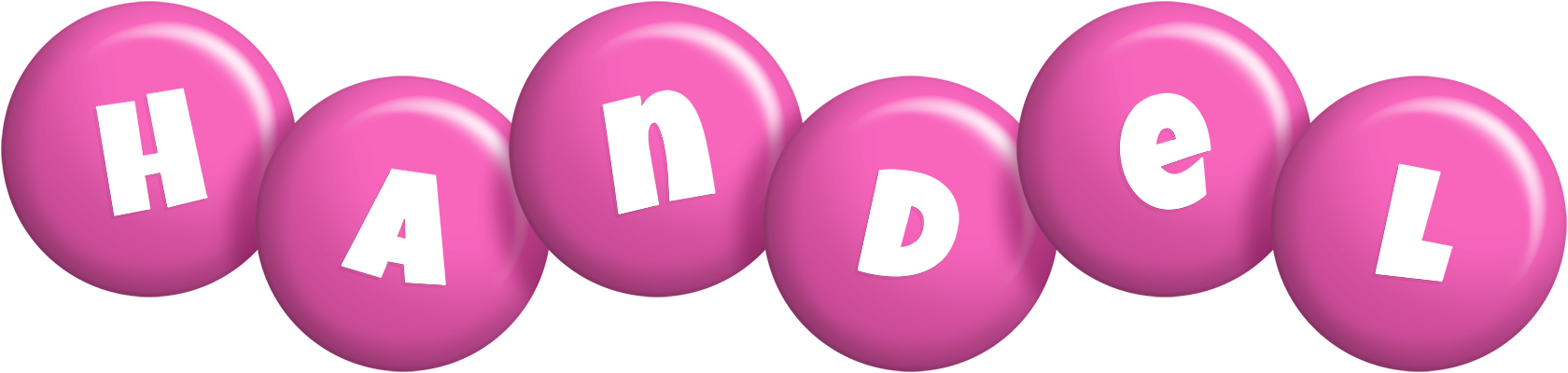 Handel candy-pink logo