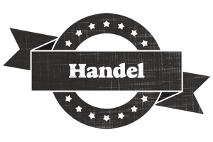 Handel grunge logo