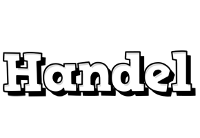 Handel snowing logo