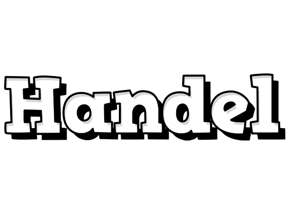 Handel snowing logo