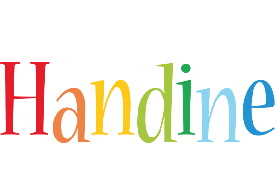 Handine birthday logo