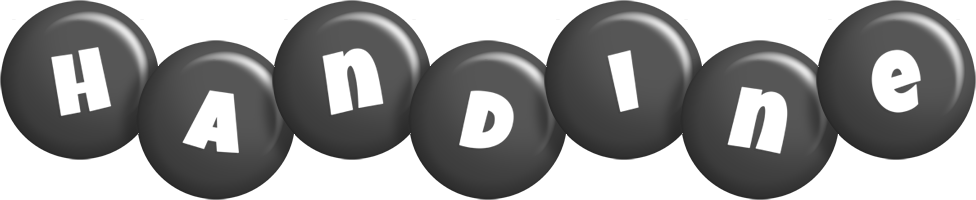 Handine candy-black logo