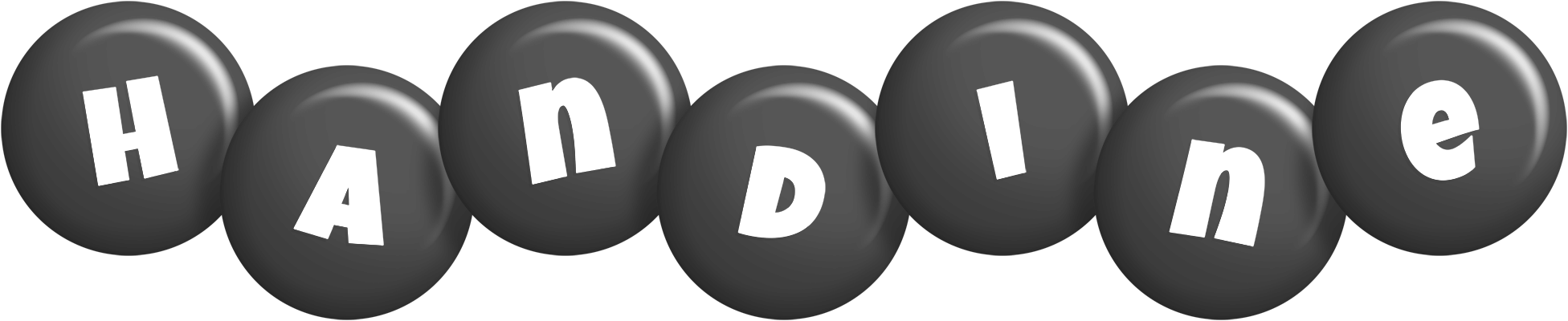 Handine candy-black logo