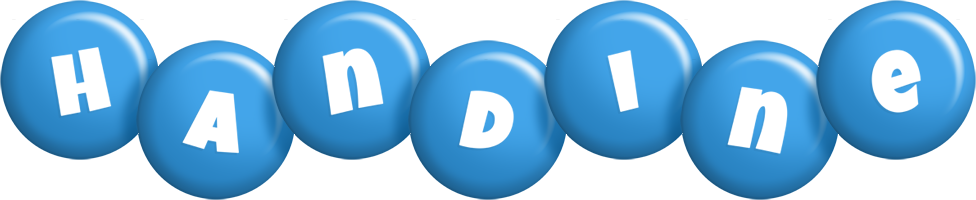Handine candy-blue logo