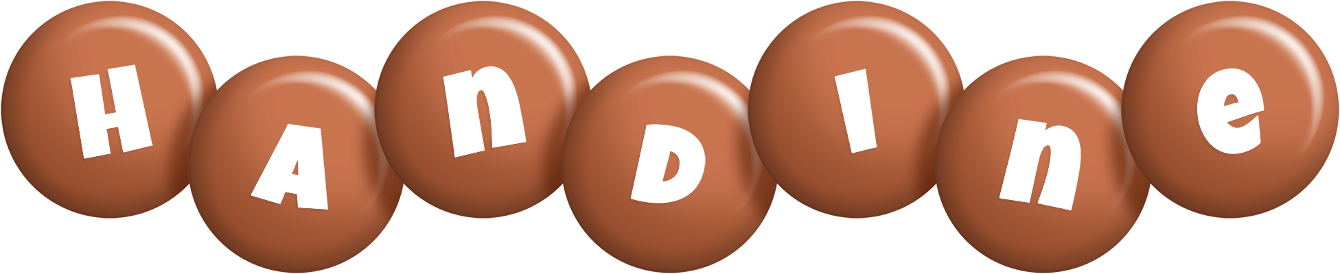 Handine candy-brown logo