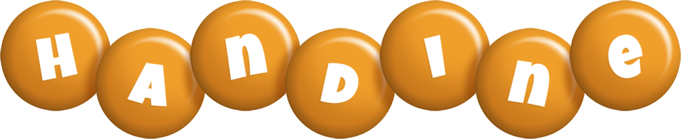 Handine candy-orange logo