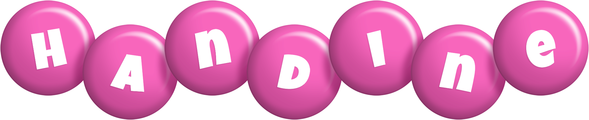 Handine candy-pink logo