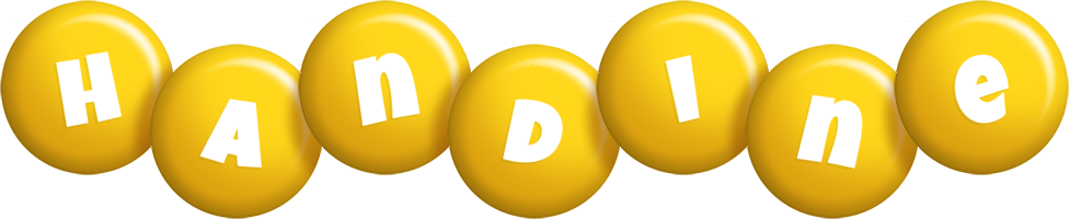 Handine candy-yellow logo