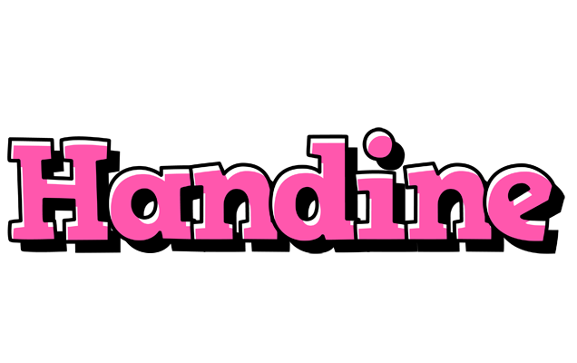 Handine girlish logo