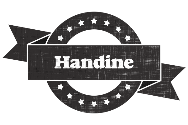 Handine grunge logo