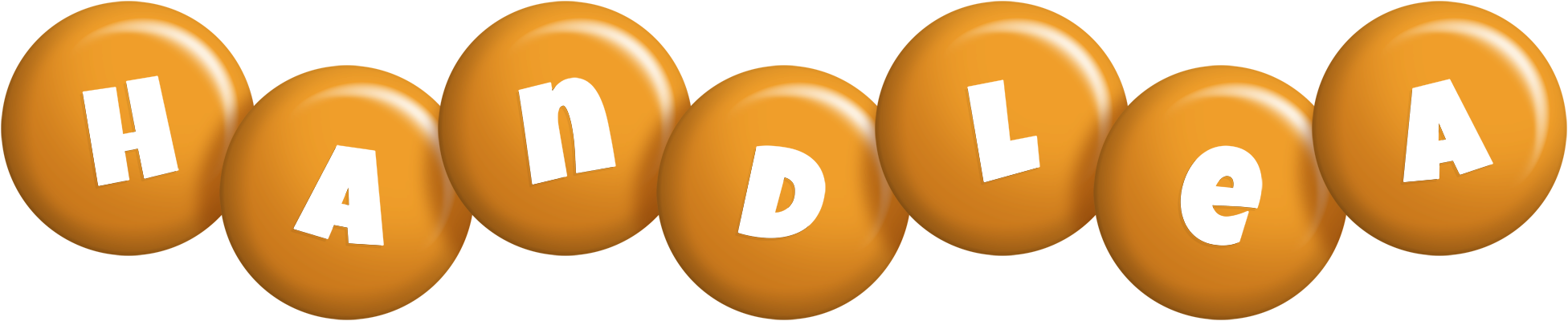 Handlea candy-orange logo